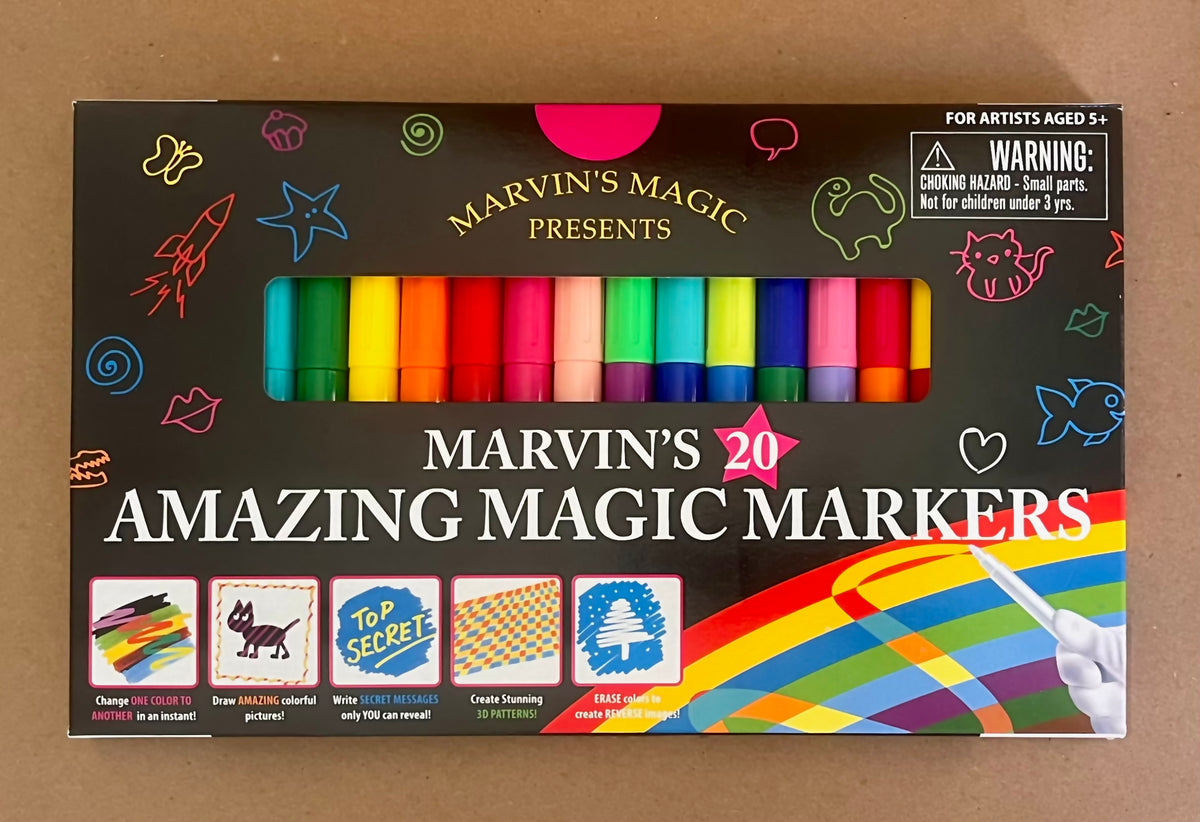 Marvin's Amazing Magic Pens - 20 pack. - Toy Sense
