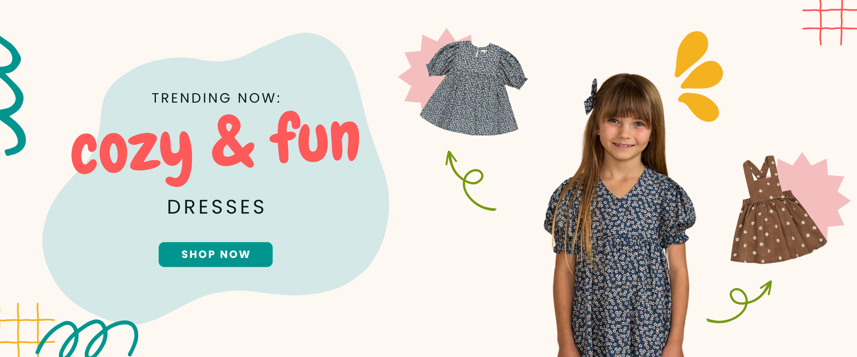 Shop Cozy & Fun Dresses