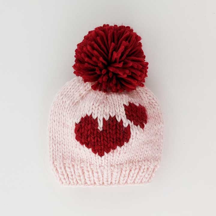 Huggalugs Pecan Pom Pom Knitted Beanie Hat